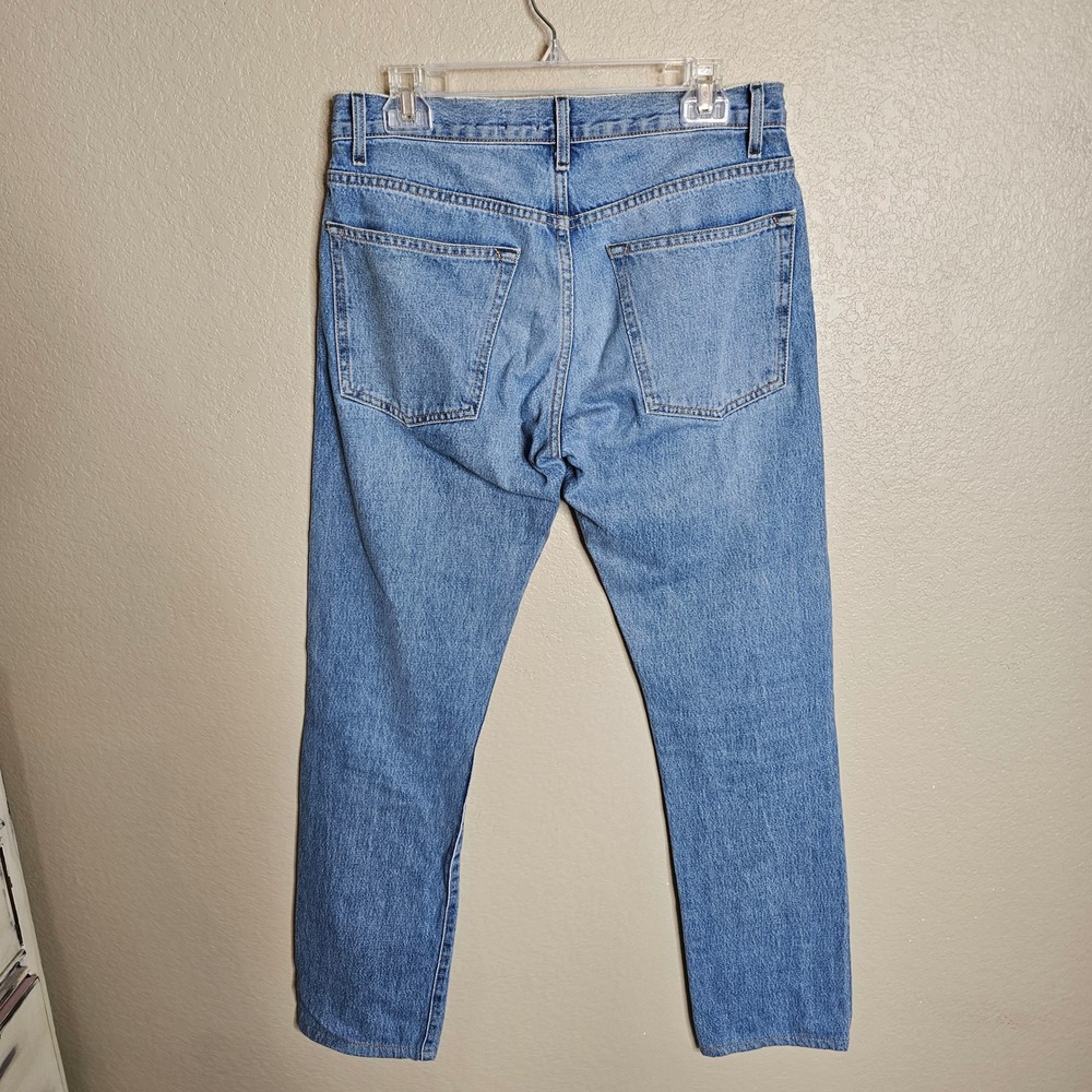 Imogene and Willie Barton Slim Straight Selvage denim Light Wash Jeans 30x30 - Picture 4 of 14